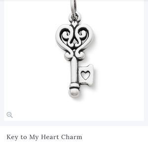 Key to my heart charm